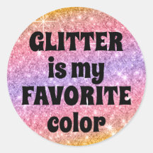 O brilho é o meu adesivo cor-de-rosa brilhante fav