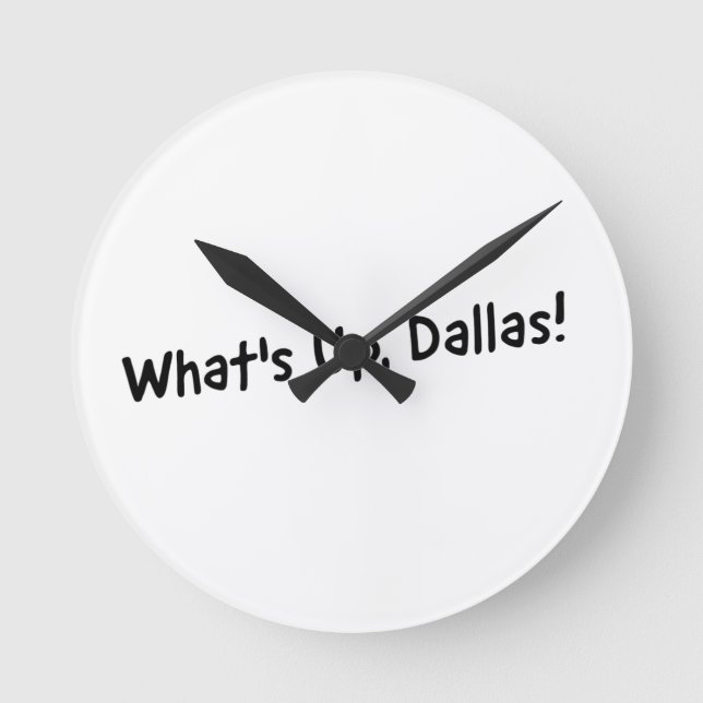 Redondo O que se passa, Dallas! Relógio da Revista (Frente)