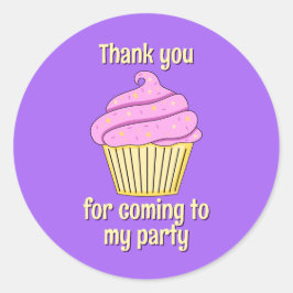 Redondo Obrigado, adesivo para Bolsas de festas