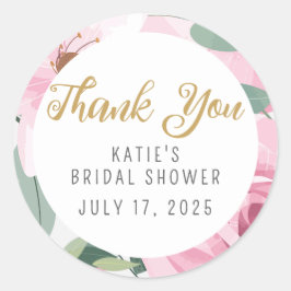 Redondo Obrigado Amor está Florindo Adesivo