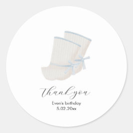 Redondo Obrigado Doljanchi Coreano, seu adesivo