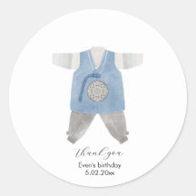 Obrigado Hanbok Coreano, seu adesivo