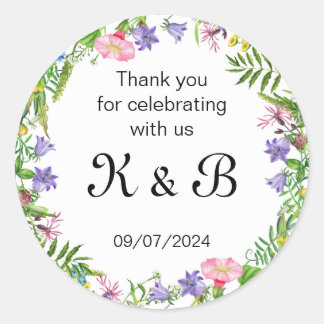 Redondo Obrigado por Celebrar Conosco! | Adesivo