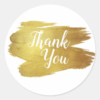 Redondo obrigado seu adesivo