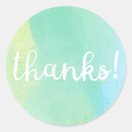 Redondo Obrigados! Adesivo