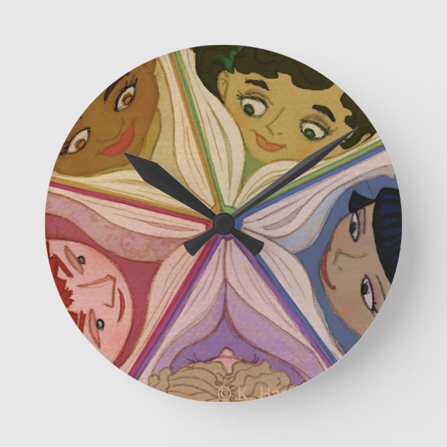 Redondo Olhar para o relógio dos Livros (Frente)