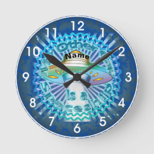 Redondo Outro Relógio De Espaçamento Do Carro