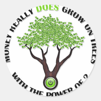 Redondo P de 2 adesivo Money Tree