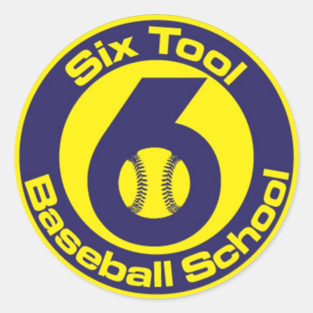 Redondo Pacote do adesivo de 6 ferramentas (Frente)