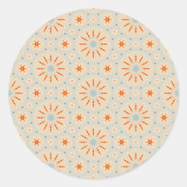 Redondo Padrão inspirado no Fireworks - Adesivo