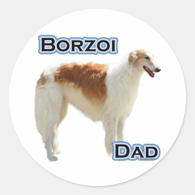 Redondo Pai Borzoi 4 - Adesivo (Frente)