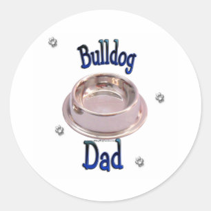 Redondo Pai Bulldog - Adesivo