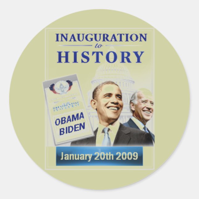 Redondo Para o adesivo HISTÓRICO (Frente)