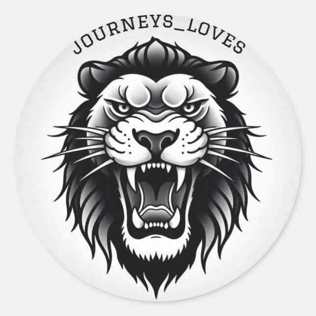 Redondo pegador de sonhos adesivo de James Michael Miller (Frente)