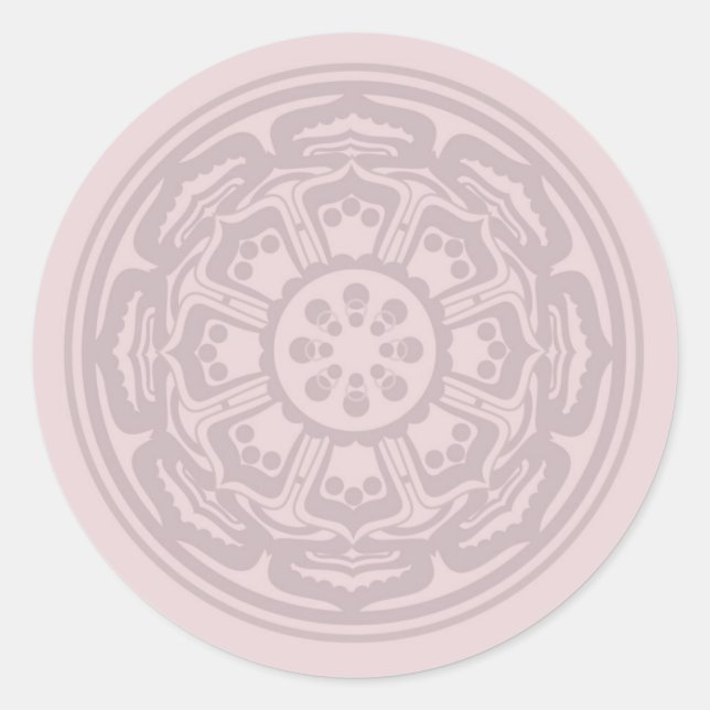 Redondo pink_lotus - Lg. Adesivo (Frente)