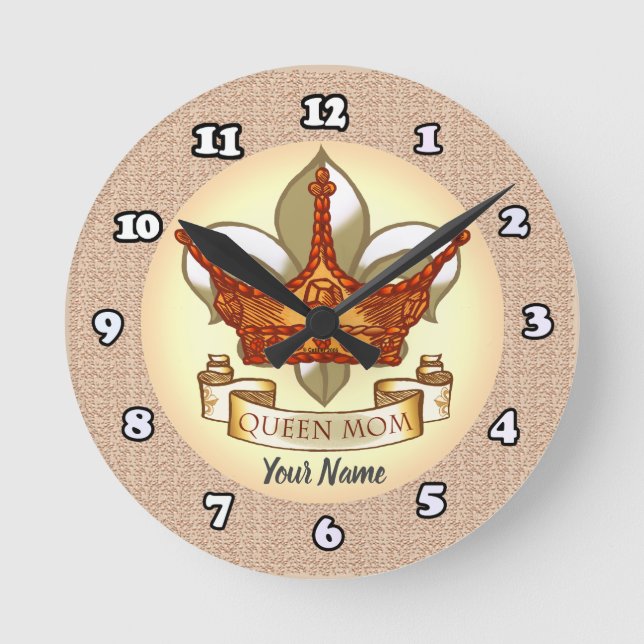 Redondo Rainha Mãe Relógio (Frente)