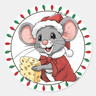 Redondo Rato de Natal ganha o adesivo de queijo