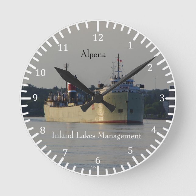 Redondo Relógio Alpena (Frente)