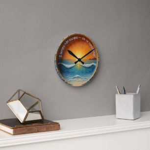 Redondo Relógio criativo