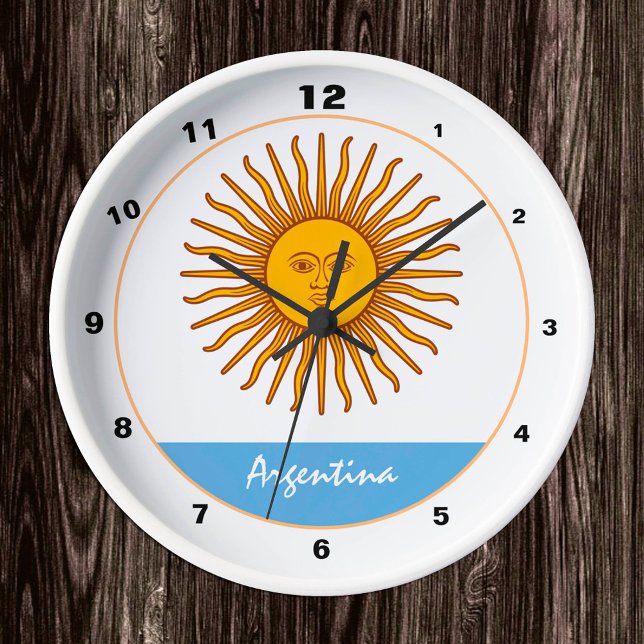 Redondo Relógio da Argentina, Decoração moderna do lar, Ba (Criador carregado)