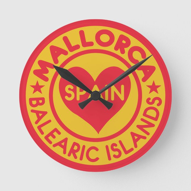 Redondo relógio da Espanha MALLORCA (Frente)