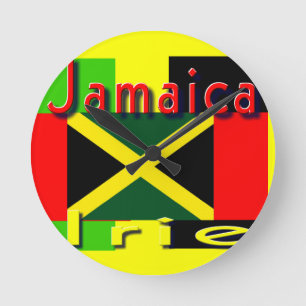 Redondo relógio da íris da Jamaica