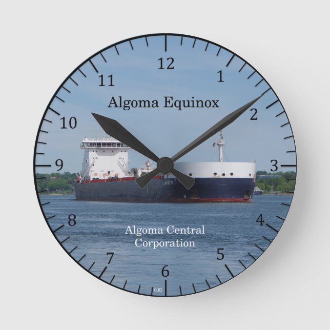 Redondo Relógio de Algoma Equinox (Frente)