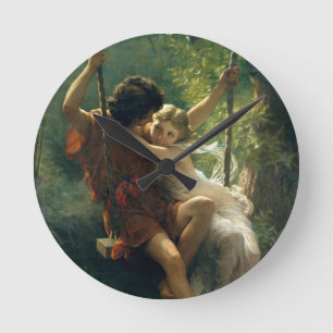 Redondo Relógio de arte "Primavera" de Cot