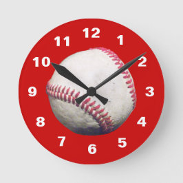 Redondo Relógio de Beisebol