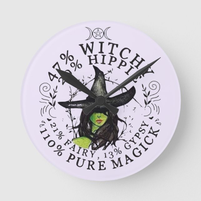Redondo Relógio de Bruxas Magick Puro 110% (Frente)