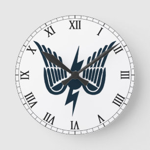 Redondo Relógio de Crachá Sparker