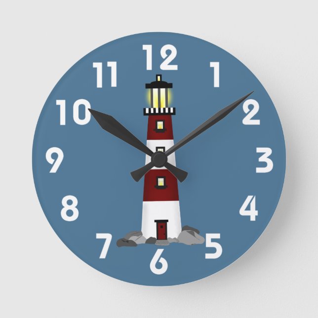 Redondo Relógio de Farol (Frente)