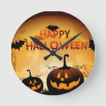 Relógio de Halloween