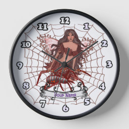 Redondo Relógio de Lama de Aranha