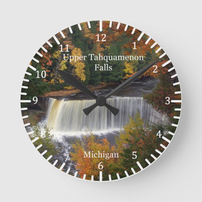 Redondo Relógio de Tahquamenon Falls Superior (Frente)