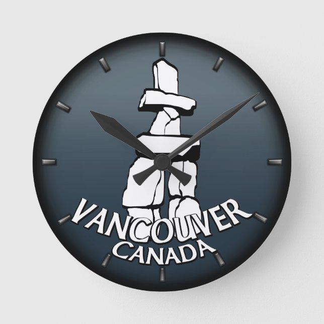 Redondo Relógio de Vancouver Oferece Relógio de Despedida (Frente)