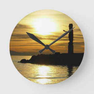 Redondo Relógio de Vancouver Oferece Relógio de Despedida