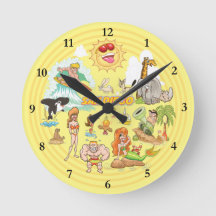 Relógio do acrílico San Diego California