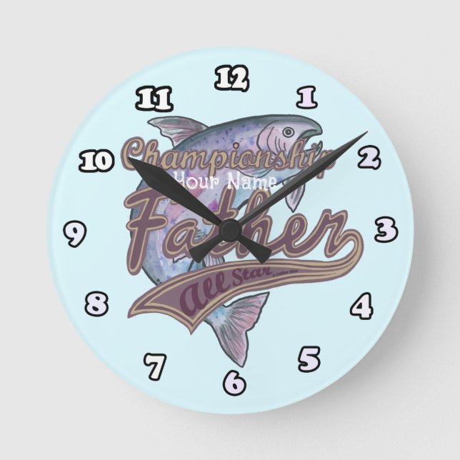 Redondo Relógio do Pai da Pesca (Frente)