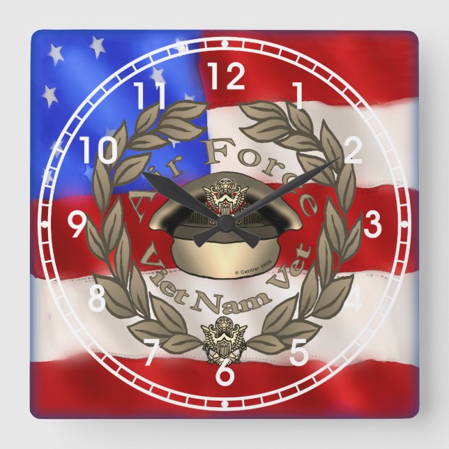 Redondo Relógio do Vietname da Força Aérea (Frente)
