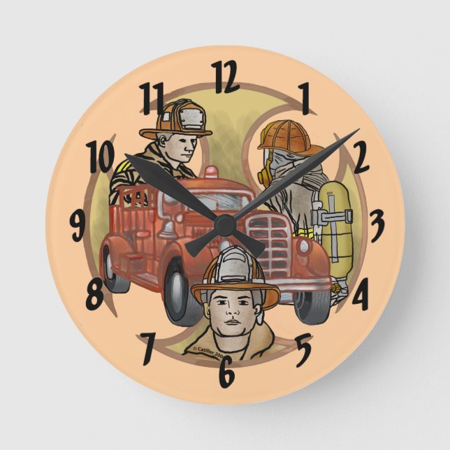 Redondo Relógio dos Irmãos do Cross Fire (Frente)