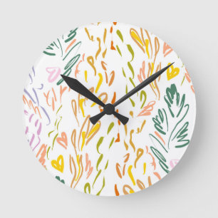 Redondo Relógio dos verdes florestais