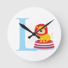 Redondo Relógio inicial da letra L