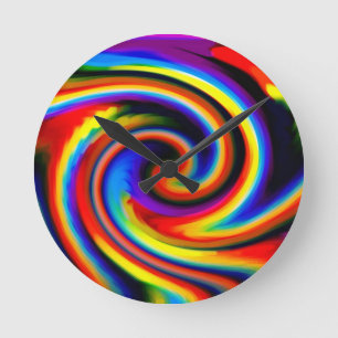 Redondo Relógio Luminoso