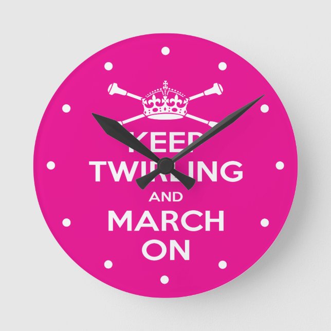 Redondo Relógio Majorettes (Frente)