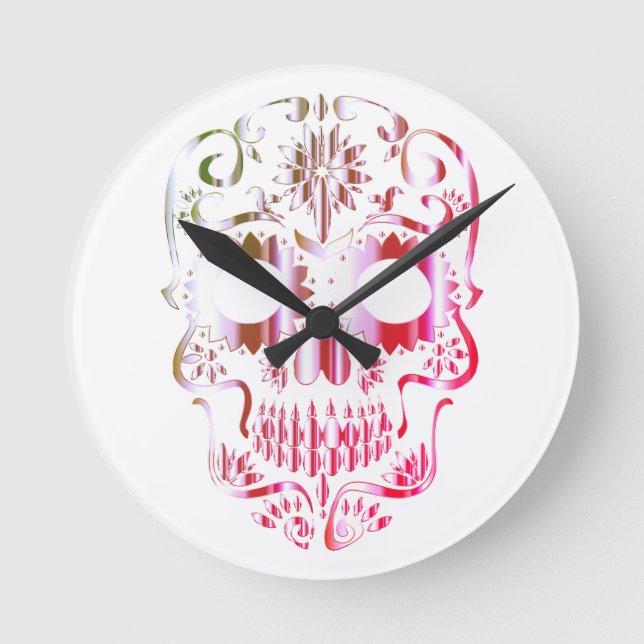 Redondo relógio na moda (Frente)