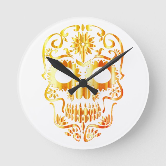 Redondo relógio na moda (Frente)