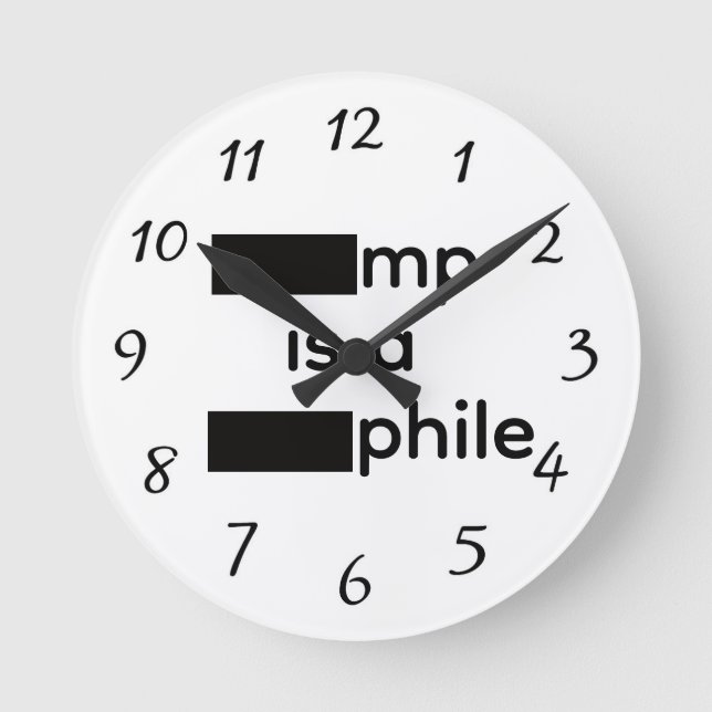 Redondo Relógio Redigido (Frente)