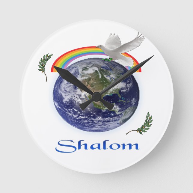 Redondo Relógio Shalom (Frente)