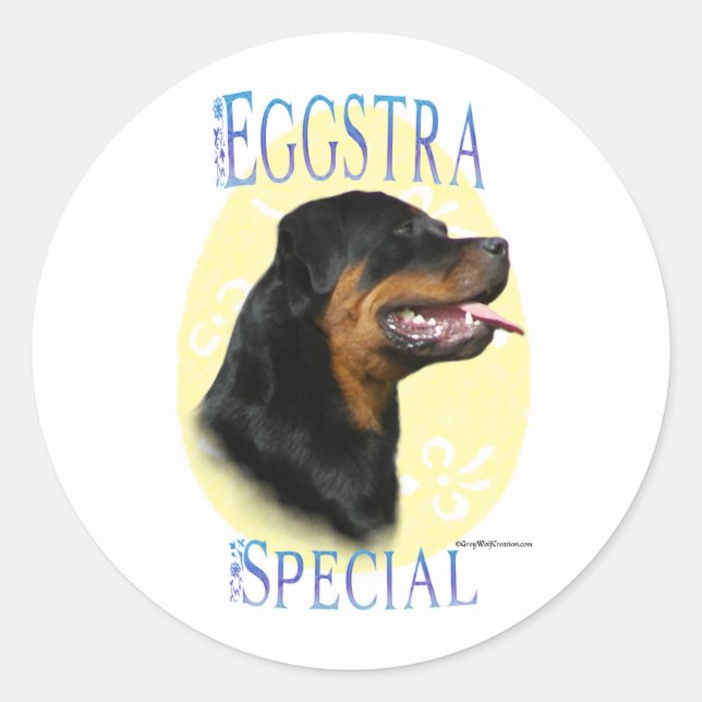 Redondo Rottweiler Eggstra Special - Adesivo (Frente)